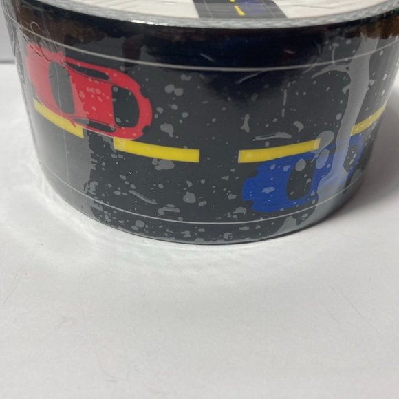 Red & Blue Cars on a Street Decorative Duct Tape - Picture 1 of 13
